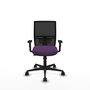 PIQUERAS Y CRESPO Silla de oficina Yunquera Morado y Negro