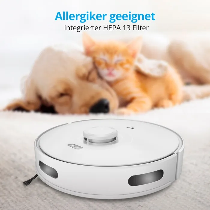 Medion MD11782 X10 SW Robot Aspirador - 120 min - 2700 Pa - 400 ml - Blanco Medion MD11782 X10 SW Robot Aspirador - 120 min - 2700 Pa - 400 ml - Blanco