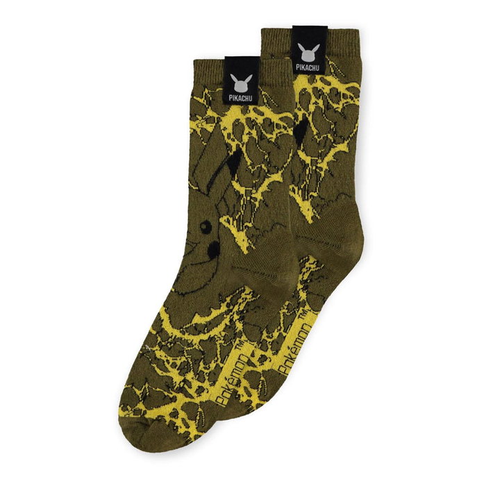 Difuzed Pokémon Pack de 2 Pares de Calcetines Pikachu 39-42 Difuzed Pokémon Pack de 2 Pares de Calcetines Pikachu 39-42