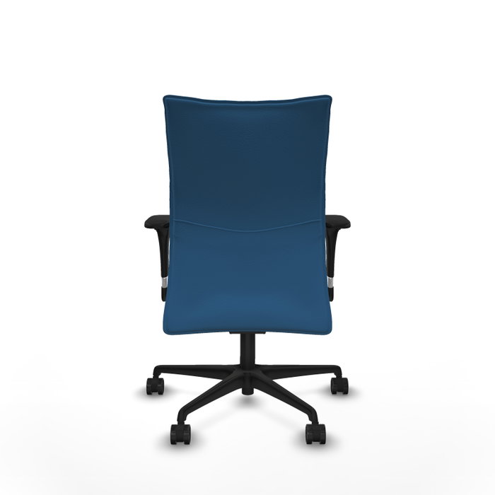 PIQUERAS Y CRESPO Silla Albacete Confidente Azul Claro con Mecanismo Sincro y Brazos 1D