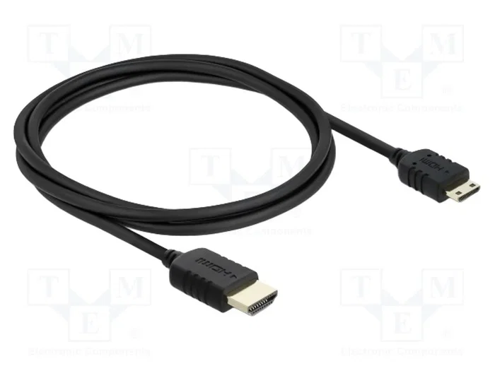 DeLOCK Cable HDMI High Speed de 1 m, HDMI tipo A a Mini HDMI (Type C), 8K DeLOCK Cable HDMI High Speed de 1 m, HDMI tipo A a Mini HDMI (Type C), 8K