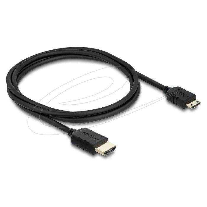 DeLOCK Cable HDMI High Speed de 1 m, HDMI tipo A a Mini HDMI (Type C), 8K DeLOCK Cable HDMI High Speed de 1 m, HDMI tipo A a Mini HDMI (Type C), 8K
