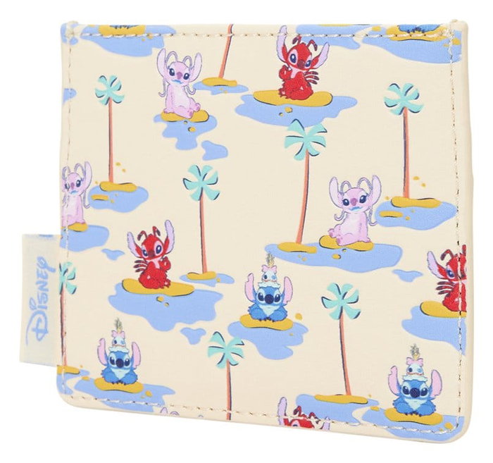 Loungefly Carterita de Carné Lilo & Stitch Stitch, Angel, & Leroy