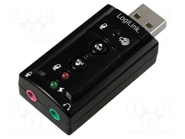 LOGILINK Tarjeta de sonido USB 2.0 con estéreo 7.1