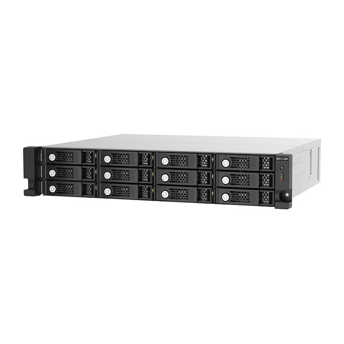 QNAP TL-R1220SEP-RP 12-bay 2U Rackmount JBOD SAS 12Gbps Storage Expansion Enclosure