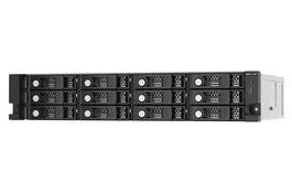 QNAP TL-R1220Sep-RP Carcasa de Disco Duro/SSD 2.5/3.5 Pulgadas SAS-3 Serial ATA III 12 Gbit/s Hot-swap Negro Gris