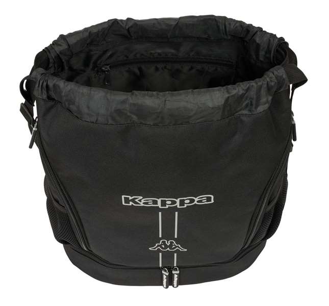 Bolsa Mochila con Cuerdas Kappa Dark Negro 35 x 40 x 1 cm