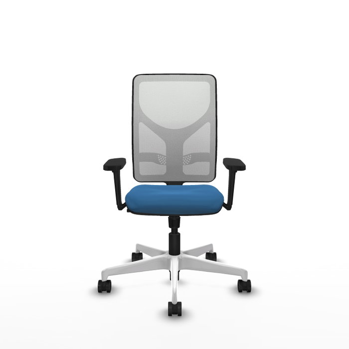 PIQUERAS Y CRESPO Silla de oficina Motilla con mecanismo Sincro, Azul claro y Blanco PIQUERAS Y CRESPO Silla de oficina Motilla con mecanismo Sincro, Azul claro y Blanco