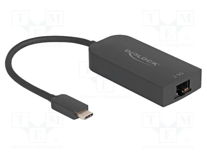 DeLOCK 66046 Adaptador de red USB Type-C a 2,5 Gigabit LAN RJ45