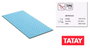 Tatay Alfombrilla de Baño Diamond 72 x 36 cm Azul SBS