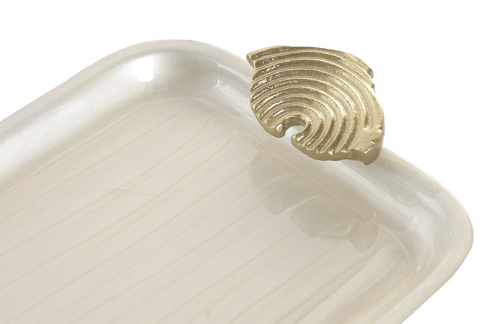 DKD Home Decor Centro de Mesa Gllef Dorado Acabado Perlado DKD Home Decor Centro de Mesa Gllef Dorado Acabado Perlado