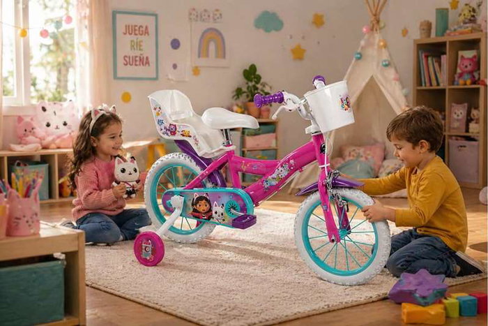 Toimsa Bicicleta Gabby Dollhouse 14" (4/6 años)