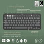 Logitech Pebble Keys 2 M380s Teclado inalámbrico Bluetooth Grafito