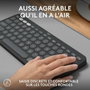 Logitech Pebble Keys 2 M380s Teclado inalámbrico Bluetooth Grafito