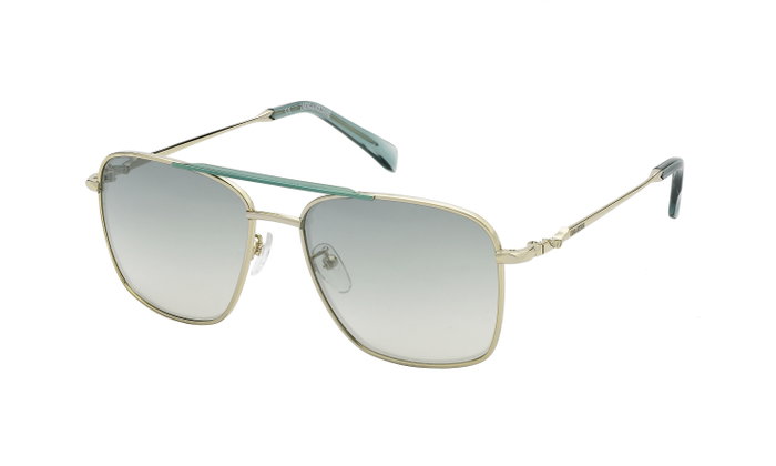Zadig&Voltaire SZV337-560492 Gafas de sol con detalles dorados y cristal verde Zadig&Voltaire SZV337-560492 Gafas de sol con detalles dorados y cristal verde