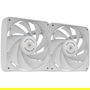 Mars Gaming MF-NCLX2 Pack 2 Ventiladores 12cm PWM FDB Hidráulicos 12dB 72 CFM Blanco