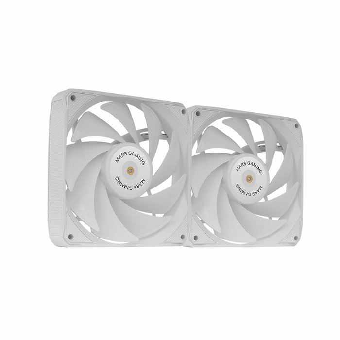 Mars Gaming Pack 2 Ventiladores MF-NCLX2 120mm Blanco