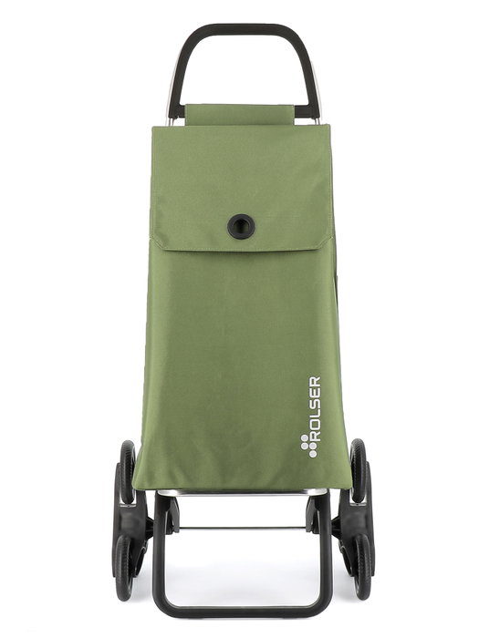 ROLSER Carro de la compra Akanto subescaleras 6 ruedas MF6 kaki