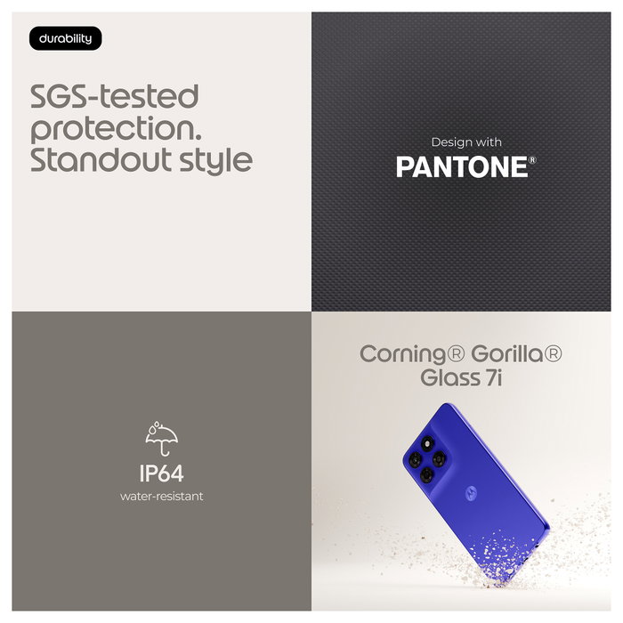 Motorola Moto G47 128 GB 8 GB RAM Azul PANTONE Nautical Blue Motorola Moto G47 128 GB 8 GB RAM Azul PANTONE Nautical Blue