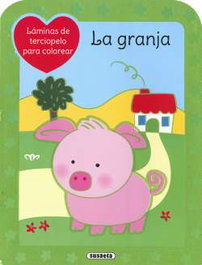 SUSAETA EDICIONES Láminas terciopelo para colorear La Granja
