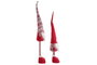 DKD Home Decor Figura de Gnomo Surtido Rojo y Blanco