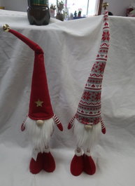 DKD Home Decor Figura de Gnomo Surtido Rojo y Blanco