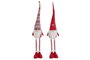 DKD Home Decor Figura de Gnomo Surtido Rojo y Blanco