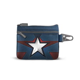 Karactermania Monedero Slim Capitán América Star Azul