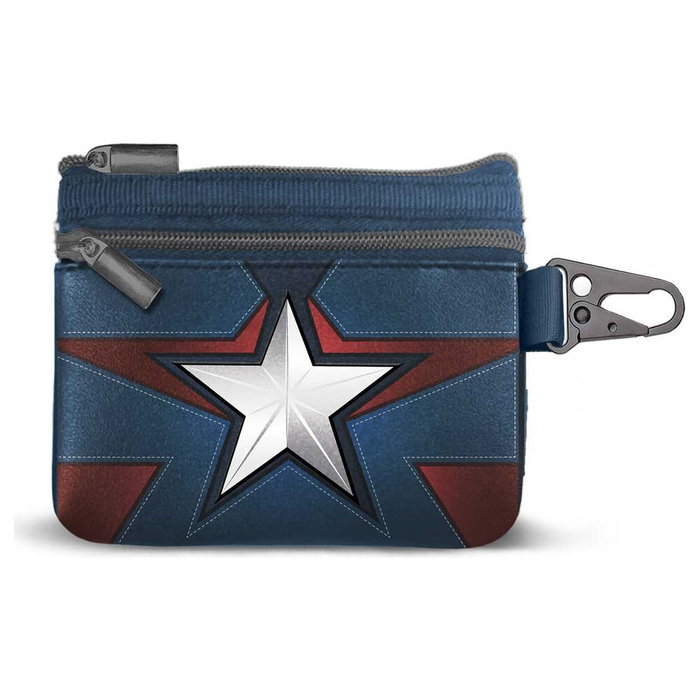 Karactermania Monedero Slim Capitán América Star Azul Karactermania Monedero Slim Capitán América Star Azul