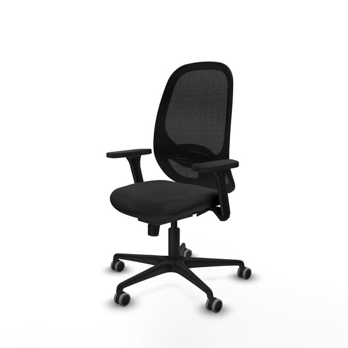 PIQUERAS Y CRESPO Silla de oficina Cilanco con mecanismo Sincro, Brazos 3D y Similpiel Negro PIQUERAS Y CRESPO Silla de oficina Cilanco con mecanismo Sincro, Brazos 3D y Similpiel Negro