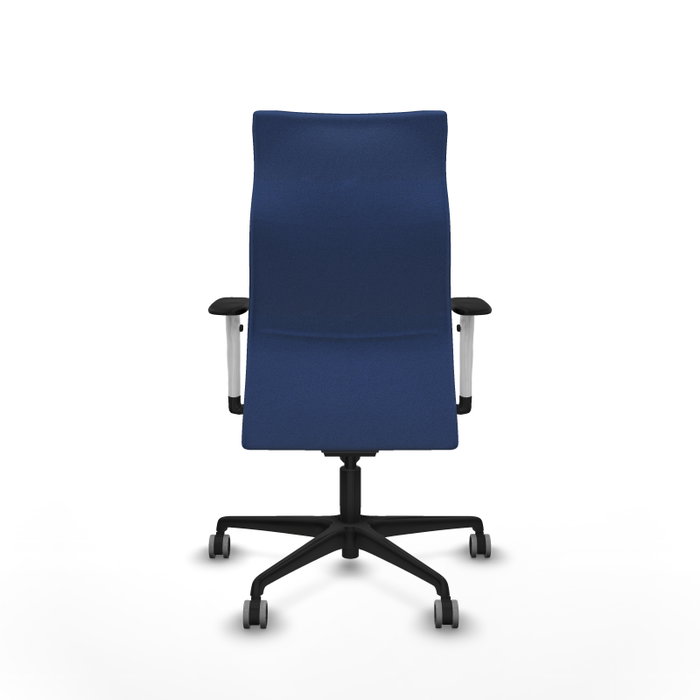 PIQUERAS Y CRESPO Sillón Albacete con Mecanismo Sincro y Tela Azul Marino
