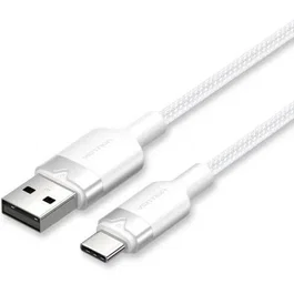 Vention CTNWF Cable USB-C Macho a USB-A Macho, 60W, 480Mbps, 1m, Blanco