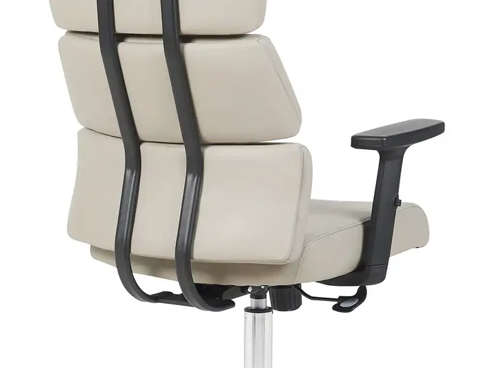 Q-connect Silla de Dirección Aurea Similpiel Gris, Alto Máximo 1400 mm, Ancho 520 mm, Profundo 510 mm, Ruedas Premium