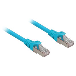 SHARKOON Sharkoon Patchkabel RJ45 Cat.6a SFTP Azul, 2 metros