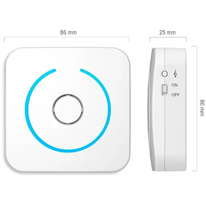 Kyf Campana con 60 Melodías, Alcance 300m, KYF1736417493504