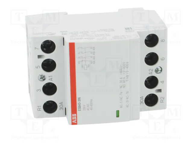 ABB ESB Contactor 4-polar de instalación 40A 230VAC/230VDC