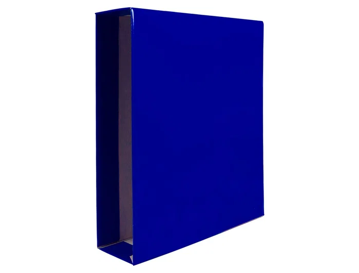 Liderpapel Caja archivador de cartón azul DIN A4 lomo 75mm Liderpapel Caja archivador de cartón azul DIN A4 lomo 75mm