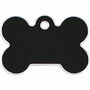 Placa identificativa para collar Imarc Bone Negro