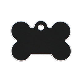 Placa identificativa para collar Imarc Bone Negro