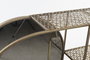 DKD Home Decor Espejo de Metal Dorado 80x35x13 cm