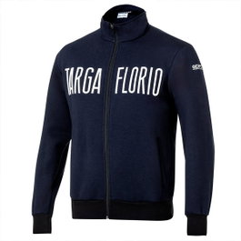 Sparco Sudadera con Cremallera Targa Florio Azul Marino XL