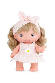 Marina & Pau Muñeca Piu Vestido Margarita en Estuche, Cuerpo y Extremidades de Vinilo, 25 cm