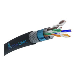 Extralink Cable de red CAT5E SFTP V2 Exterior 305m Negro