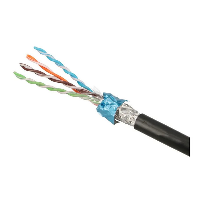 Extralink Cable de red CAT5E SFTP V2 Exterior 305m Negro