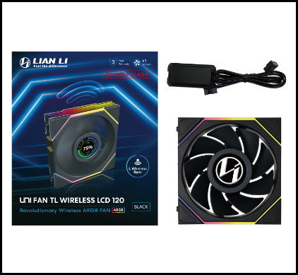 Lian Li UNI FAN TL LCD Wireless - Ventilador para PC Gaming con pantalla LCD, control inalámbrico 2.4 GHz y 26 LED ARGB - Ventilador de caja o radiador Lian Li UNI FAN TL LCD Wireless - Ventilador para PC Gaming con pantalla LCD, control inalámbrico 2.4 GHz y 26 LED ARGB - Ventilador de caja o radiador