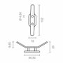 Micel Cornamusa para toldo modelo TLD15 de nylon blanco