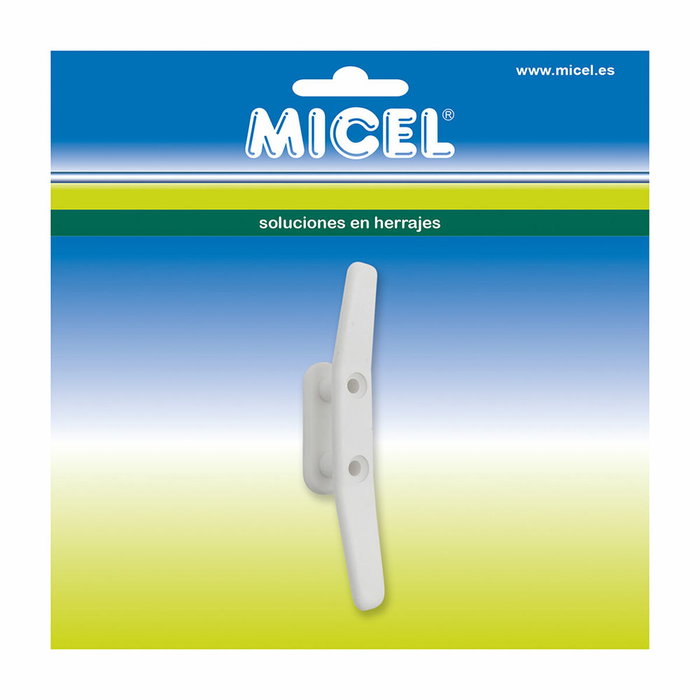 Micel Cornamusa para toldo modelo TLD15 de nylon blanco Micel Cornamusa para toldo modelo TLD15 de nylon blanco