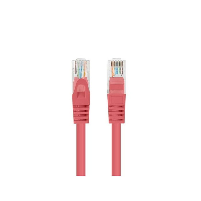Lanberg Pack de 10 Patchcord Cat.6 UTP 1,5m Rojo Fluke Passed