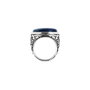 Anillo Hombre Albert M. WSOX00397.AP-28 28 Azul Plateado