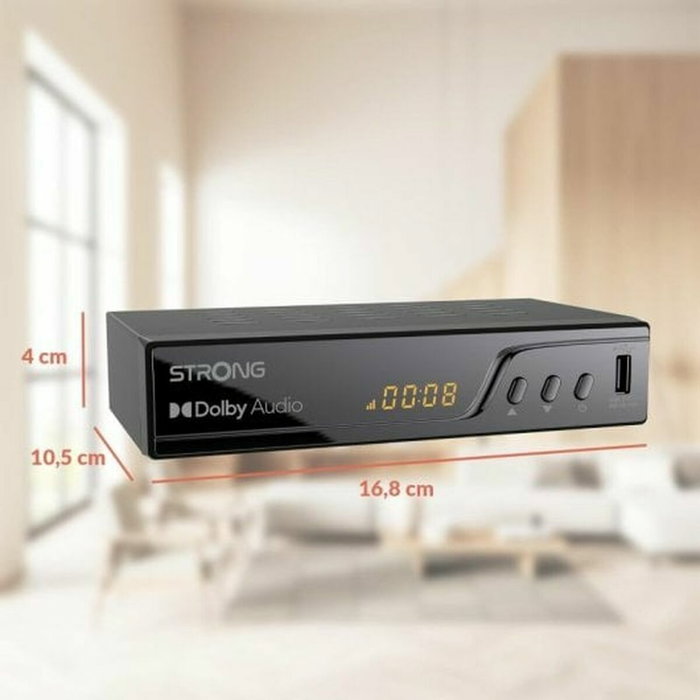 Strong SRT8250 Receptor Terrestre 4K Ultra HD Negro Strong SRT8250 Receptor Terrestre 4K Ultra HD Negro